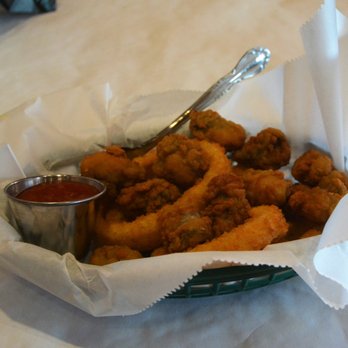 Crafty Crab - Oyster Basket with Onion Rings - Seafood Near Me - Charlotte, North Carolina