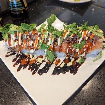 O’A Sushi - Another chef's choice, also a little saucy for me, but tasty and the cilantro was a good addition - Sushi Bars Near Me - Reno, Nevada