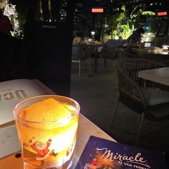UCA Terraza - Snowball Old Fashioned offered as part of the Miracle Christmas Pop Up bar menu - Salad Near Me - Los Angeles, California UCA Terraza - Snowball Old Fashioned offered as part of the Miracle Christmas Pop Up bar menu - Salad Near Me - Los Angeles, California