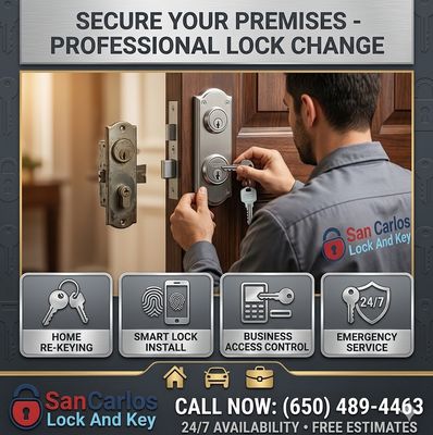 Professional locksmith tools and equipment