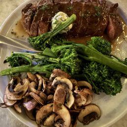 Steak Night is Monday! $36 Ny Strip and $5 sides. Not bad!!