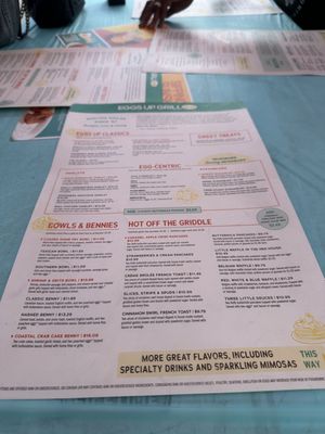 Menu photo 2 Eggs Up Grill Summerville, SC Menu photo 2 Eggs Up Grill Summerville, SC