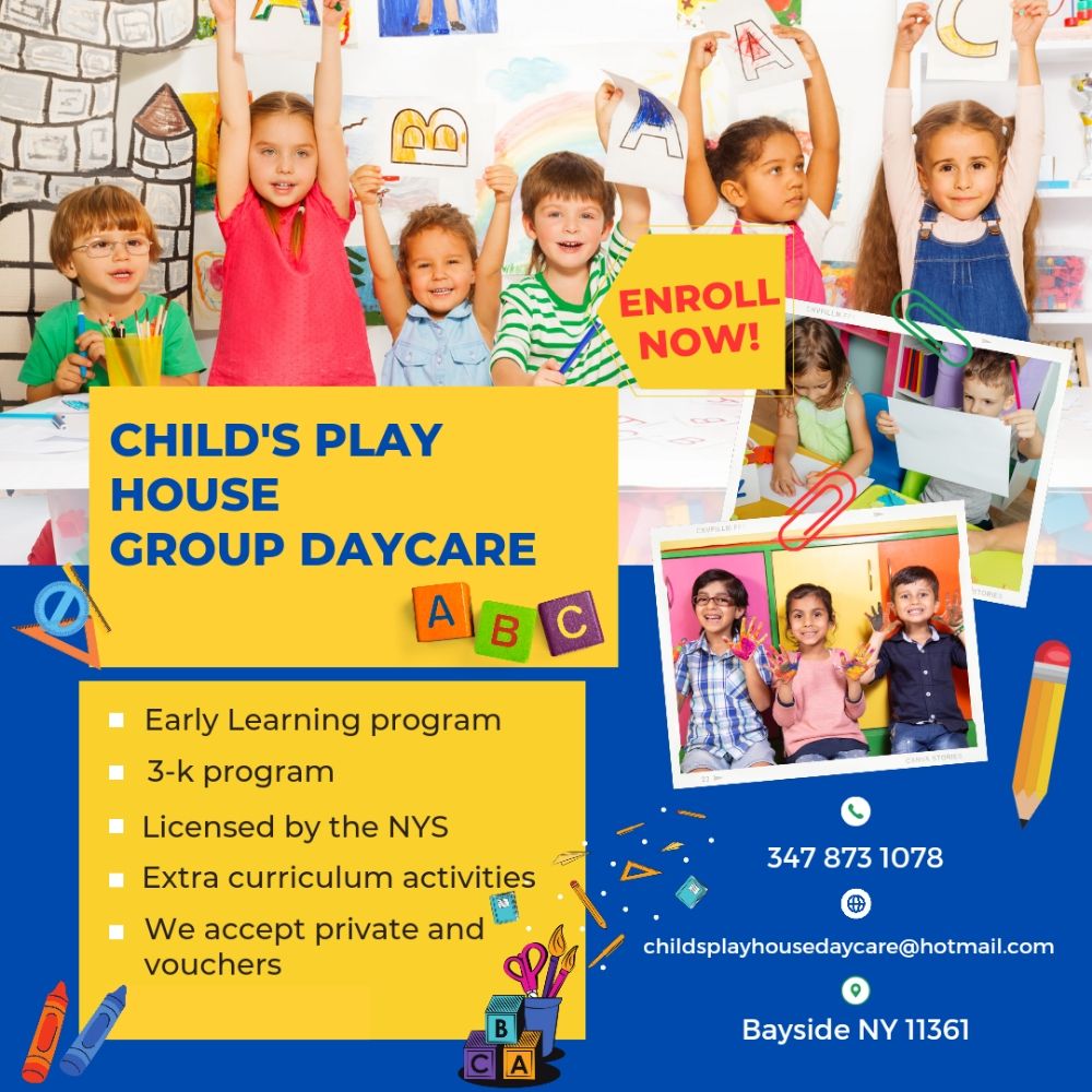 CHILD’S PLAY HOUSE FAMILY DAYCARE Updated May 2024 Queens, New York Child Care & Day Care