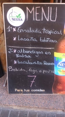 Menu photo 1 La Taronja Valencia, V Menu photo 1 La Taronja Valencia, V