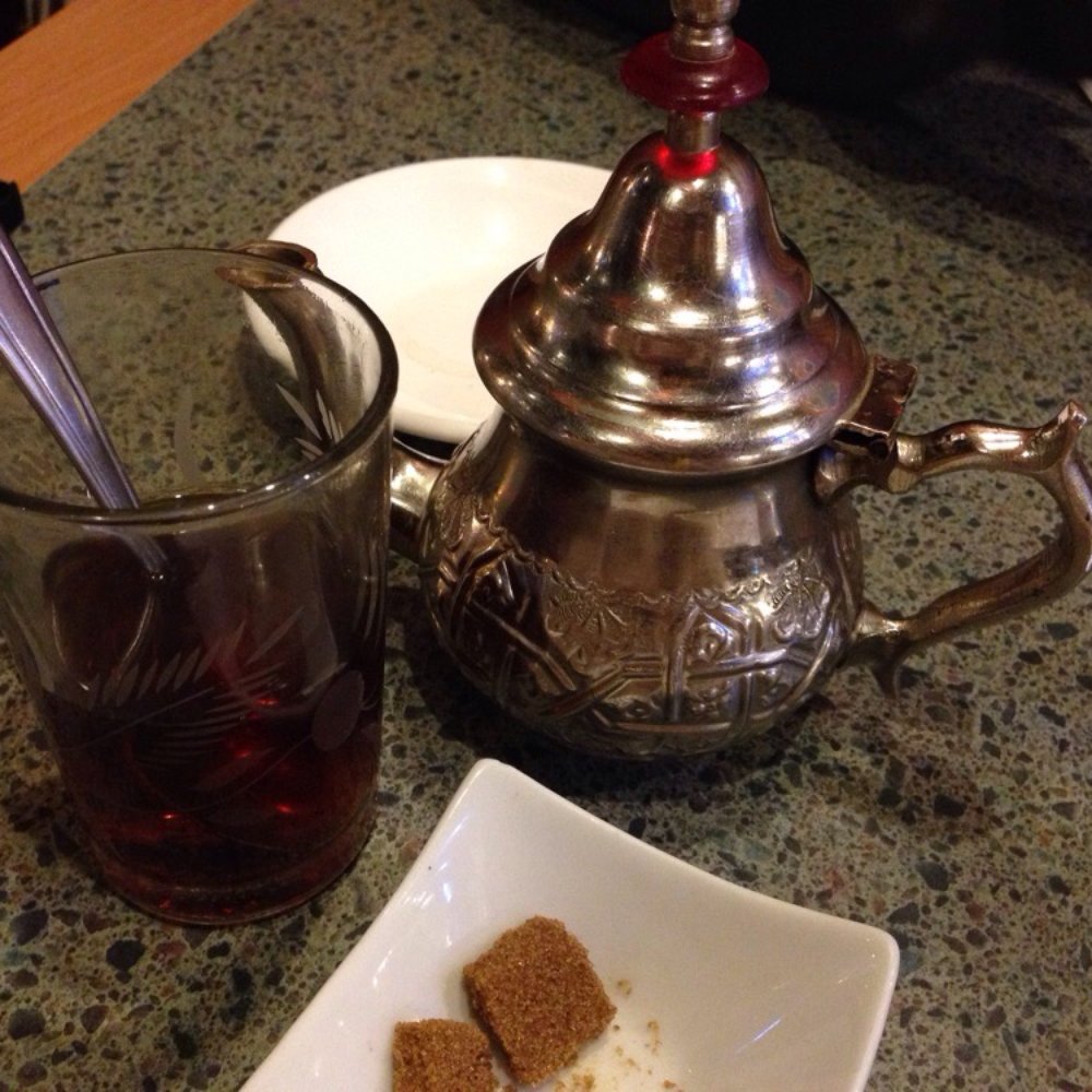 Cafe Paprika - After meal tea! - Mediterranean Near Me - Bridgton, Maine