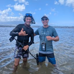 My husband and Dave with the recovered ring! My husband and Dave with the recovered ring!
