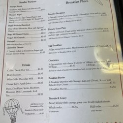 Prop Blast Cafe - Menu