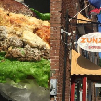 Zunzi's - The god father sandwich and a view of outside. - Sandwiches Near Me - Savannah, Georgia Zunzi's - The god father sandwich and a view of outside. - Sandwiches Near Me - Savannah, Georgia