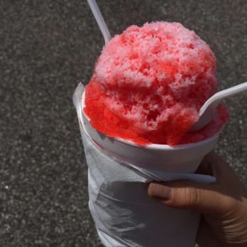 The SnoBall Shop - tigers blood with cream - Shaved Ice Near Me - Virginia Beach, Virginia