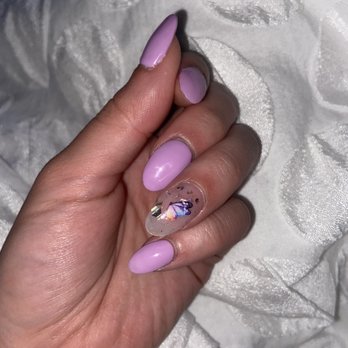 Luminous Nails Spa - the nails I came in with - Nail Salons Near Me - Beavercreek, Ohio
