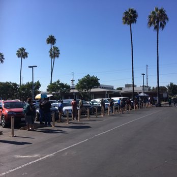 DMV - DMV line on a Wednesday - Departments of Motor Vehicles Near Me - Fullerton, California