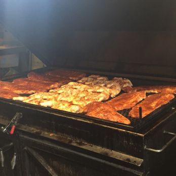 Sam Jones BBQ - One of 6 smokers with meats!!! - Barbeque Near Me - Winterville, North Carolina Sam Jones BBQ - One of 6 smokers with meats!!! - Barbeque Near Me - Winterville, North Carolina
