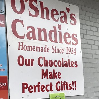 O'Shea's Candies - a sign on the side of a building - Candy Stores Near Me - Johnstown, Pennsylvania