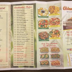 China King - Menu (September 2022)