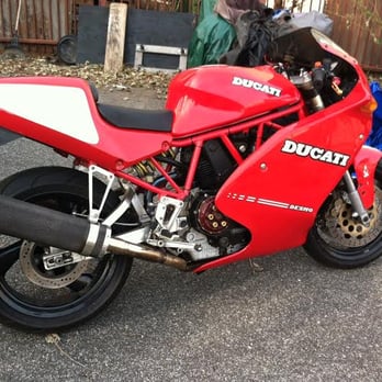 Kings County Auto Body - '92 Ducati 900SS tail section completely refinished and color matched to the body - Body Shops Near Me - Brooklyn, New York Kings County Auto Body - '92 Ducati 900SS tail section completely refinished and color matched to the body - Body Shops Near Me - Brooklyn, New York