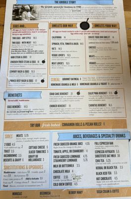 Menu photo 2 The Griddle Winnemucca, NV