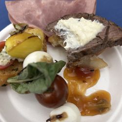 Montante Cultural Center - Some of the food at the reception before the lecture