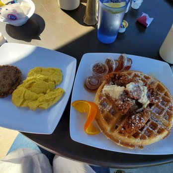 Golden Egg Cafe - Chicken and waffle combo - Breakfast & Brunch Near Me - Oxnard, California