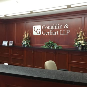 Coughlin & Gerhart - Reception desk (no one there) - Personal Injury Law Near Me - Binghamton, New York Coughlin & Gerhart - Reception desk (no one there) - Personal Injury Law Near Me - Binghamton, New York