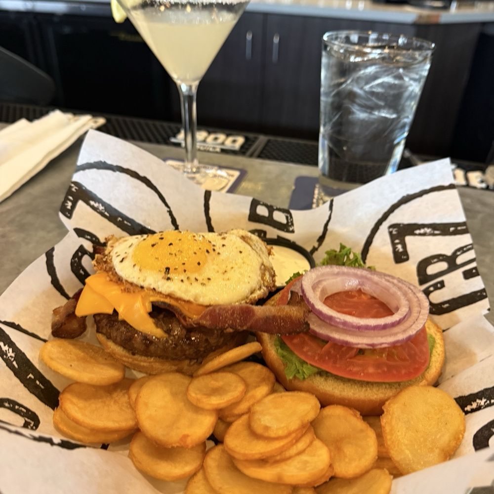 Leap year burger and chip fries