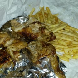 Pablo's Charcoal Chicken & Ribs - Whole charcoal chook and chips!