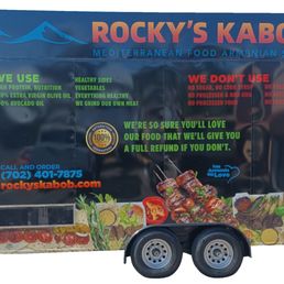 Exterior outside entrance of Rocky's Kabob Exterior outside entrance of Rocky's Kabob