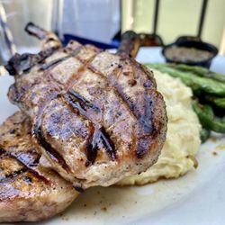 Indigo Kitchen and Ale House - Grilled Pork Chop - Dinner 2 Chops