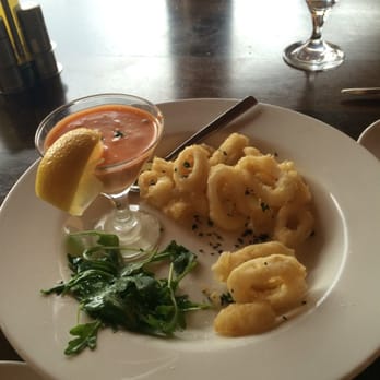 Bighorn Bistro & Bar - Calamari, side salad and dipping sauce. - American Near Me - Keystone, Colorado Bighorn Bistro & Bar - Calamari, side salad and dipping sauce. - American Near Me - Keystone, Colorado