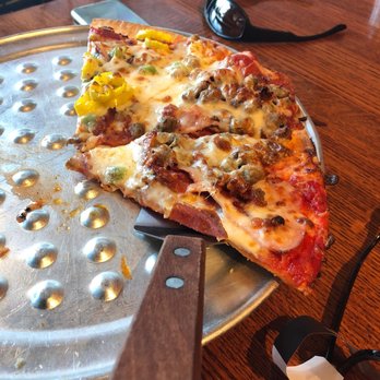 B. Antonio's Pizza - Thin crust, half veggie and half meatza - Pizza Near Me - Fort Wayne, Indiana B. Antonio's Pizza - Thin crust, half veggie and half meatza - Pizza Near Me - Fort Wayne, Indiana