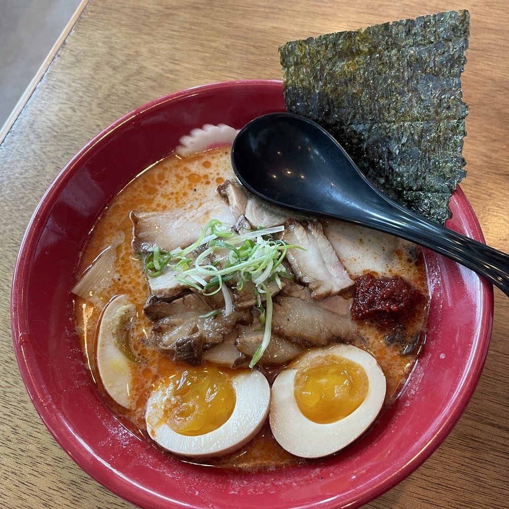 Yoko-San Ramen - Spicy Yoko-San Ramen with an extra egg - Ramen Near Me - Naples, Florida Yoko-San Ramen - Spicy Yoko-San Ramen with an extra egg - Ramen Near Me - Naples, Florida