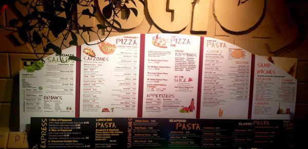 Menu photo 4 Saggios Albuquerque, NM