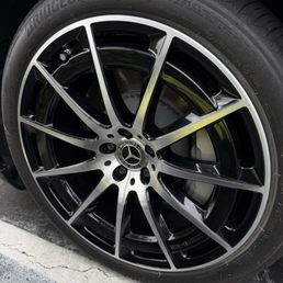 Curb rash repaired Curb rash repaired