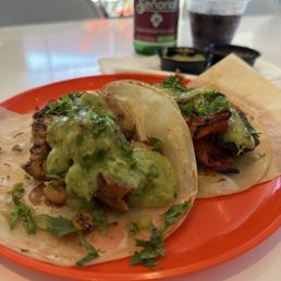 Chicken taco and pork taco Chicken taco and pork taco
