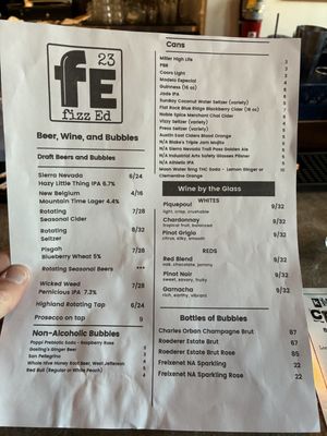 Menu photo 3 Fizz ed Boone, NC