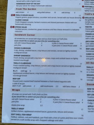 Menu photo 6 Troll's West Vancouver, BC