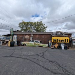 In parking area