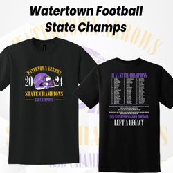 Fast Threads - Watertown High School Football State Championship apparel.