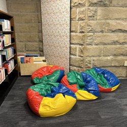 Amherst Public Library - Bean bag areas