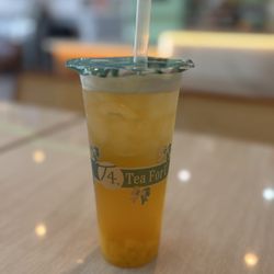 T4 Oroville - Honey Green Tea with mango jelly