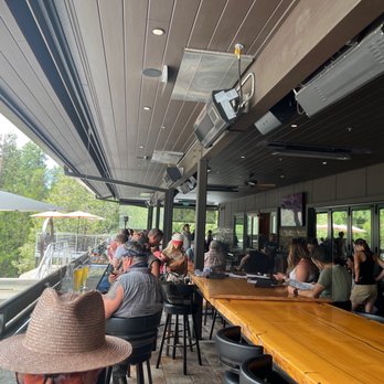 Idyllwild Brewpub - Elevated patio area - Brewpubs Near Me - Idyllwild, California