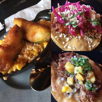 Little Bad Wolf - Elotes, shrimp taco, and pork taco. Good stuff! - American Near Me - Chicago, Illinois Little Bad Wolf - Elotes, shrimp taco, and pork taco. Good stuff! - American Near Me - Chicago, Illinois
