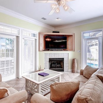 Newman-Dailey Resort Properties - Living room at Emerald Beach House vacation rental in Miramar Beach, Florida - Property Management Near Me - Miramar Beach, Florida