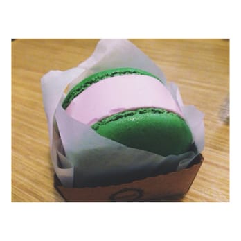 Boiling Point - And of course, the strawberry macaron ice cream sandwich to complete my meal! - Taiwanese Near Me - Chino Hills, California Boiling Point - And of course, the strawberry macaron ice cream sandwich to complete my meal! - Taiwanese Near Me - Chino Hills, California