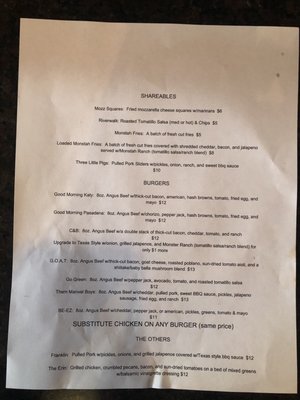 Menu photo 3 The Public House Katy, TX Menu photo 3 The Public House Katy, TX