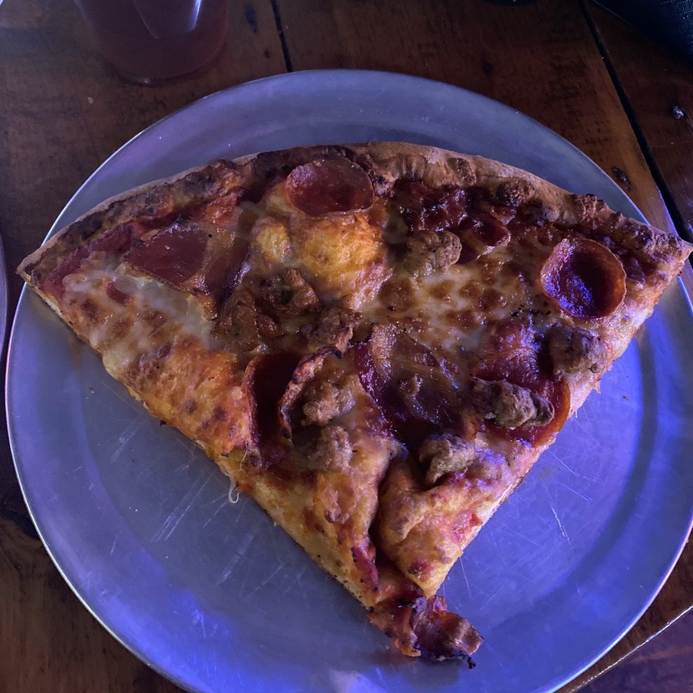 Bennie's Pizza Pub - Meat Lover's Pizza   Slice - Pizza Near Me - Belleville, Illinois