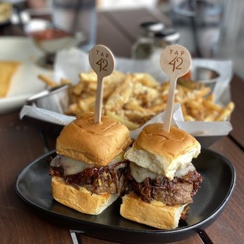 Tap 42 - Kendall - Short Rib Beef Sliders - New American Near Me - Miami, Florida Tap 42 - Kendall - Short Rib Beef Sliders - New American Near Me - Miami, Florida
