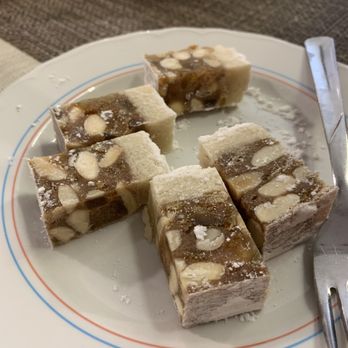 Maioli - Paneforte. Tasted a bit fruit cakey with some fig. It was good. - Desserts Near Me - Florence, FI