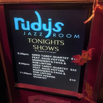 RUDY’S JAZZ ROOM - Updated April 2025 - 246 Photos & 218 Reviews - 809 ...