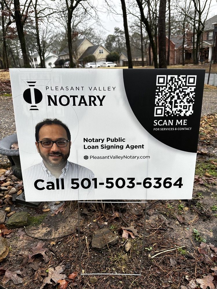 PLEASANT VALLEY NOTARY SERVICES 348 Valley Club Cir, Little Rock