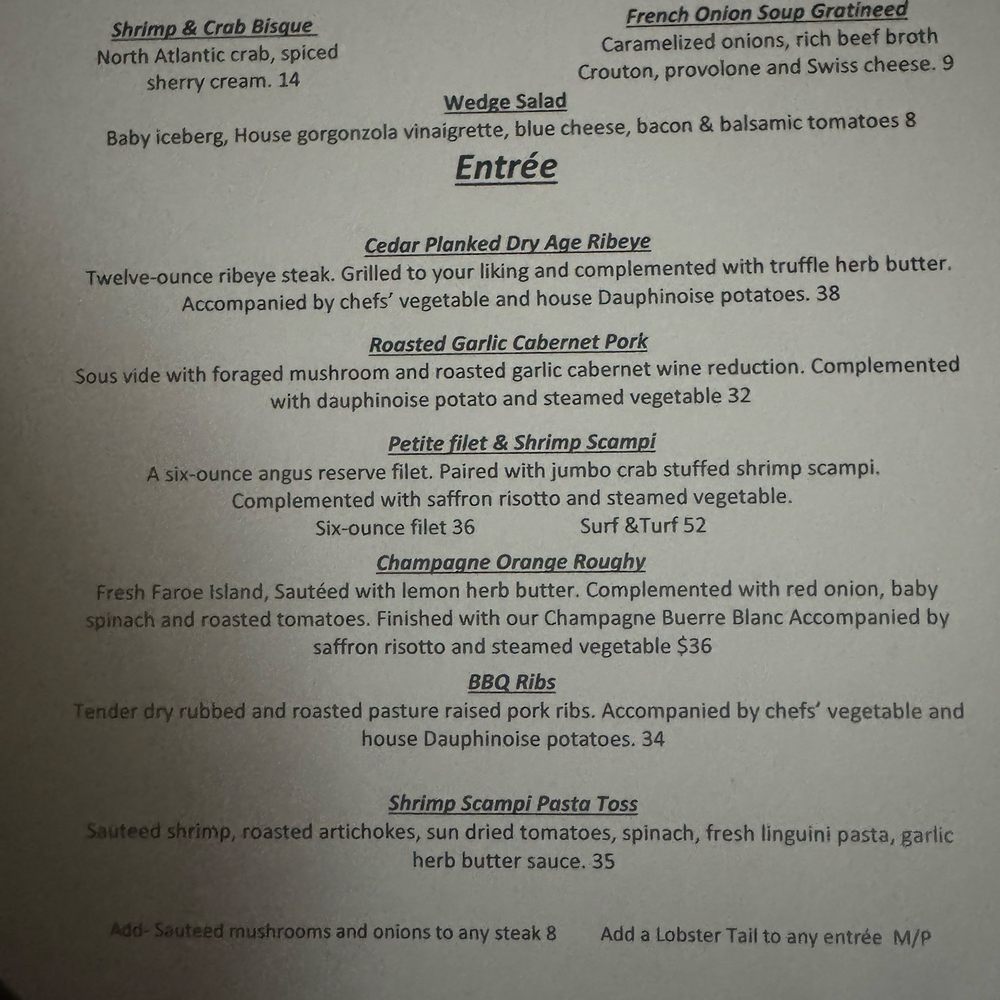 Menu Menu